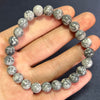 Gray Silk Jasper Bracelet 8''