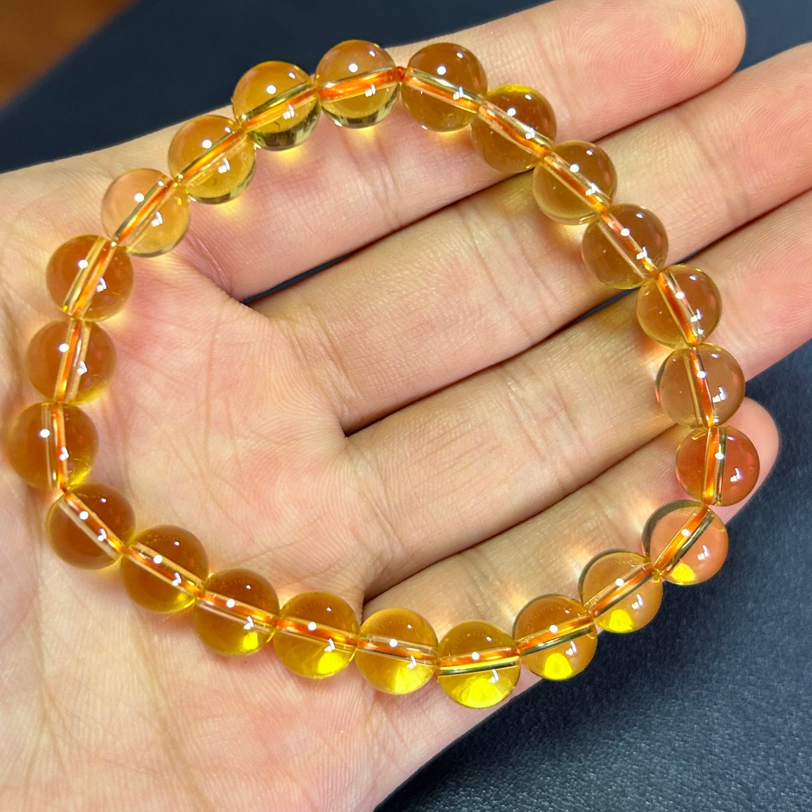 Citrine Bracelet 8''