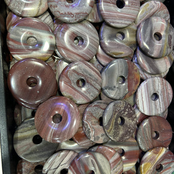 Fantasy Jasper Donut Beads 50mm 1pc