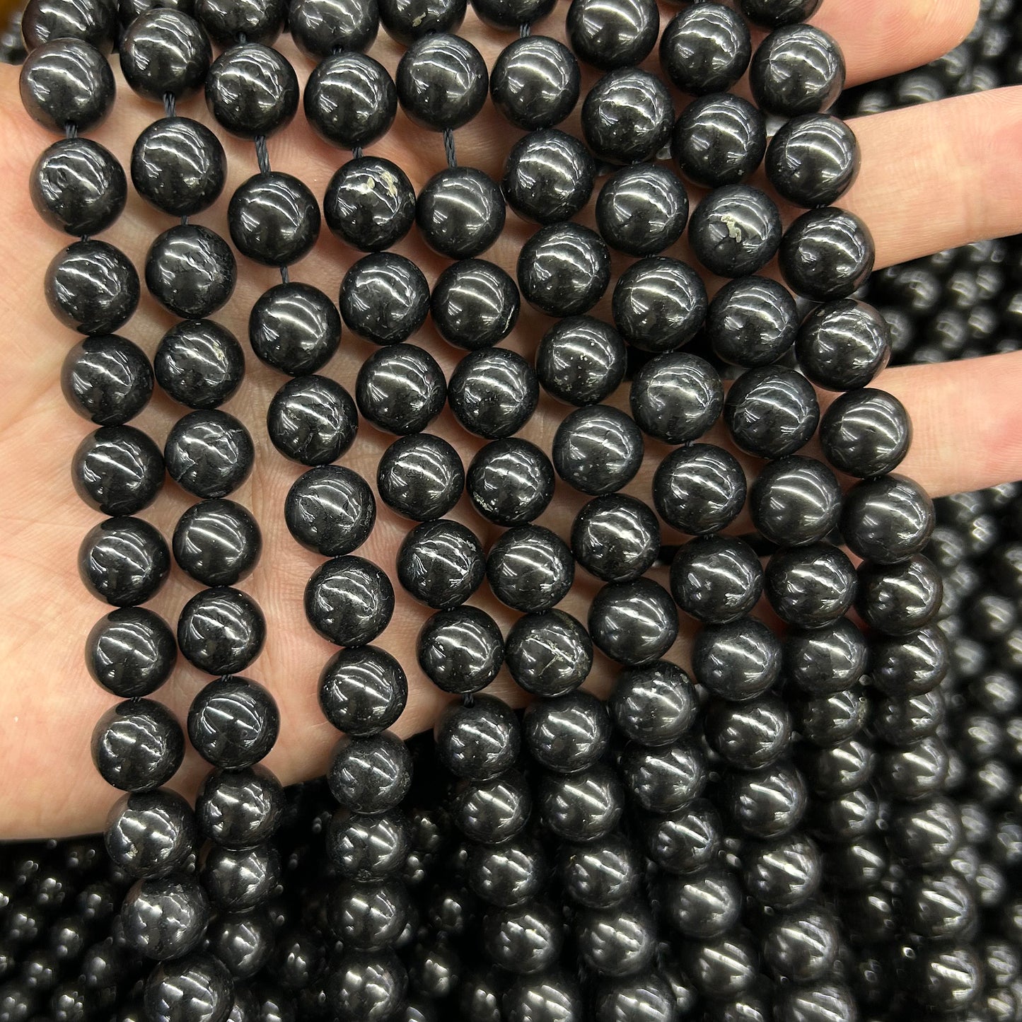 Shungite Beads 15''