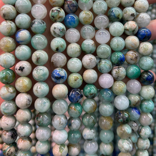 Chrysocolla Azurite Beads
