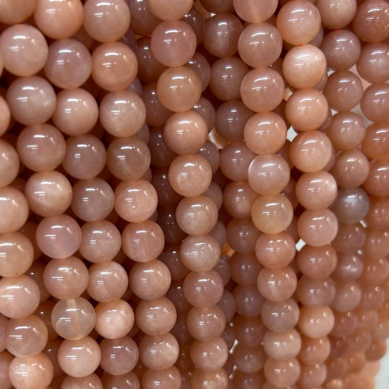 A Sunstone Beads 6mm 8mm 10mm 15''