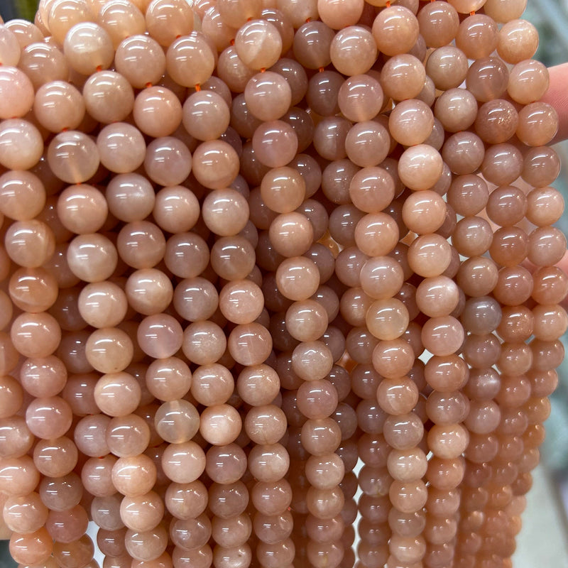 A Sunstone Beads 6mm 8mm 10mm 15''