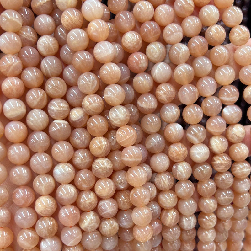 Sunstone Beads 4mm 6mm 8mm 10mm 12mm 15''