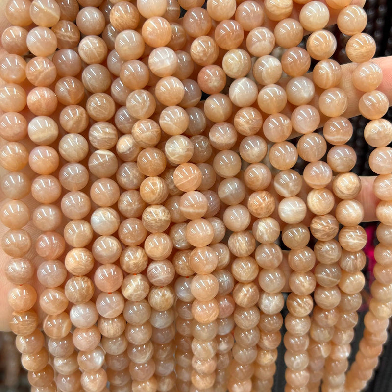 Sunstone Beads 4mm 6mm 8mm 10mm 12mm 15''