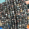 Red Snowflake Obsidian Beads 8mm 15''