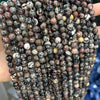 Red Snowflake Obsidian Beads 8mm 15''