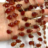 Red Agate Teardrop Beads 8x12mm 10x14mm 15''