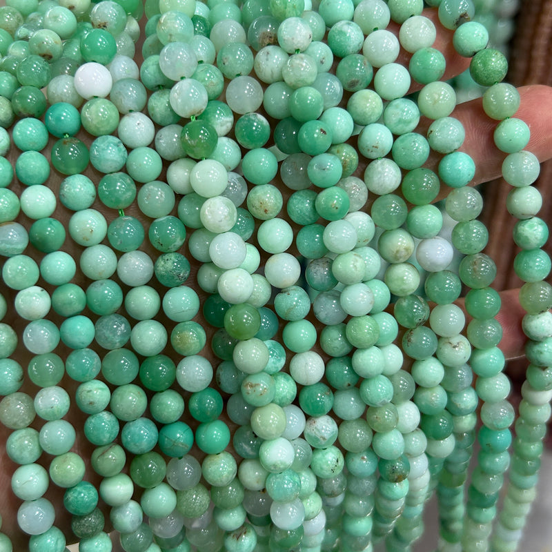 Chrysoprase Beads 6mm 8mm 10mm 15''