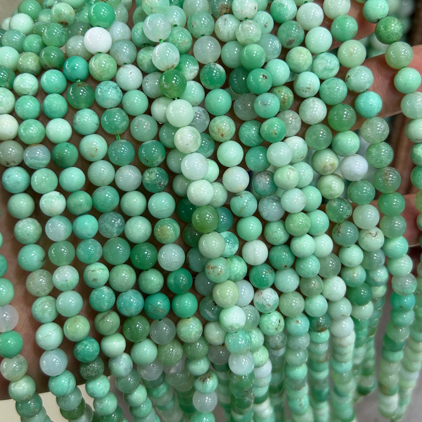 Chrysoprase Beads 6mm 8mm 10mm 15''