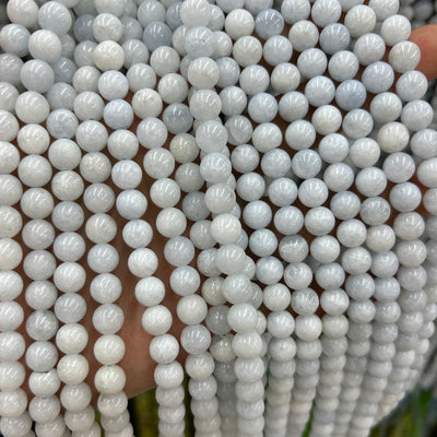 Blue Celestite Stone Beads 6mm 8mm 10mm 15''