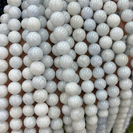 Blue Celestite Stone Beads 6mm 8mm 10mm 15''