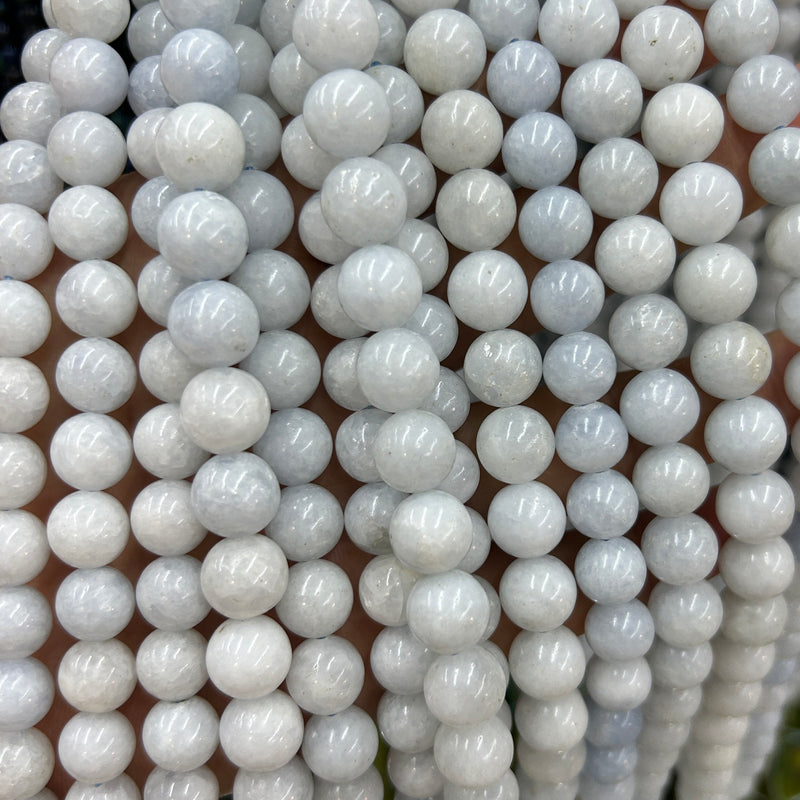 Blue Celestite Stone Beads 6mm 8mm 10mm 15''