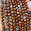 Red Noreena Jasper Beads 4mm 6mm 8mm 10mm 12mm 15''