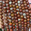 Red Noreena Jasper Beads 4mm 6mm 8mm 10mm 12mm 15''