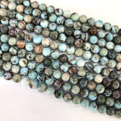 Genuine Larimar Beads 10mm 15''