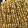 Citrine Faceted Beads 6mm 15''