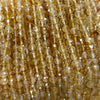 Citrine Faceted Beads 6mm 15''