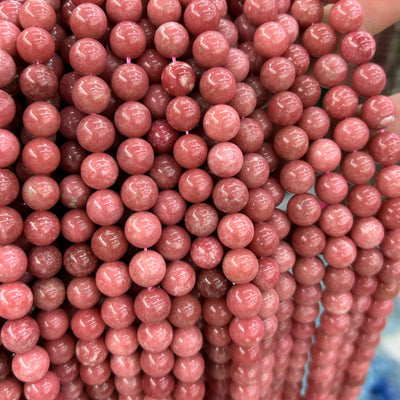 AA Red Thulite Beads 6mm 8mm 10mm 15''