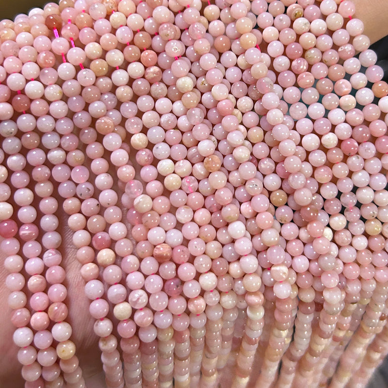 A Pink Opal Stone Beads 4mm 15''