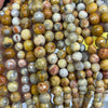Crazy Agate Faceted Beads 6mm 8mm 10mm 15''