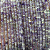 Amethyst Rondelle Beads 15''
