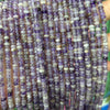 Amethyst Rondelle Beads 15''