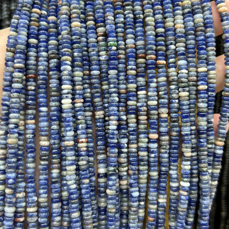 Sodalite Rondelle Beads 15''