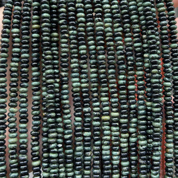Kambaba Jasper Rondelle Beads 15''