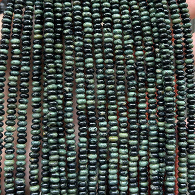 Kambaba Jasper Rondelle Beads 15''