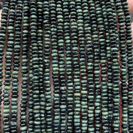Kambaba Jasper Rondelle Beads 15''