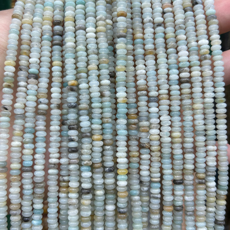 Amazonite Rondelle Beads 15''