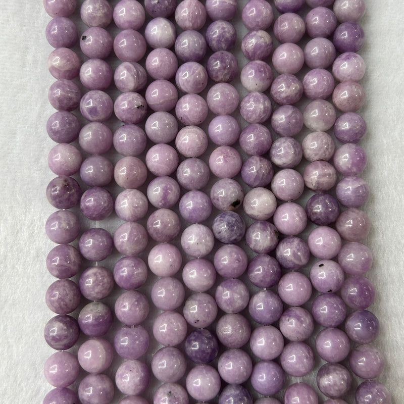 Light Lepidolite Beads 6mm 8mm 10mm 15''