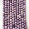 Light Lepidolite Beads 6mm 8mm 10mm 15''