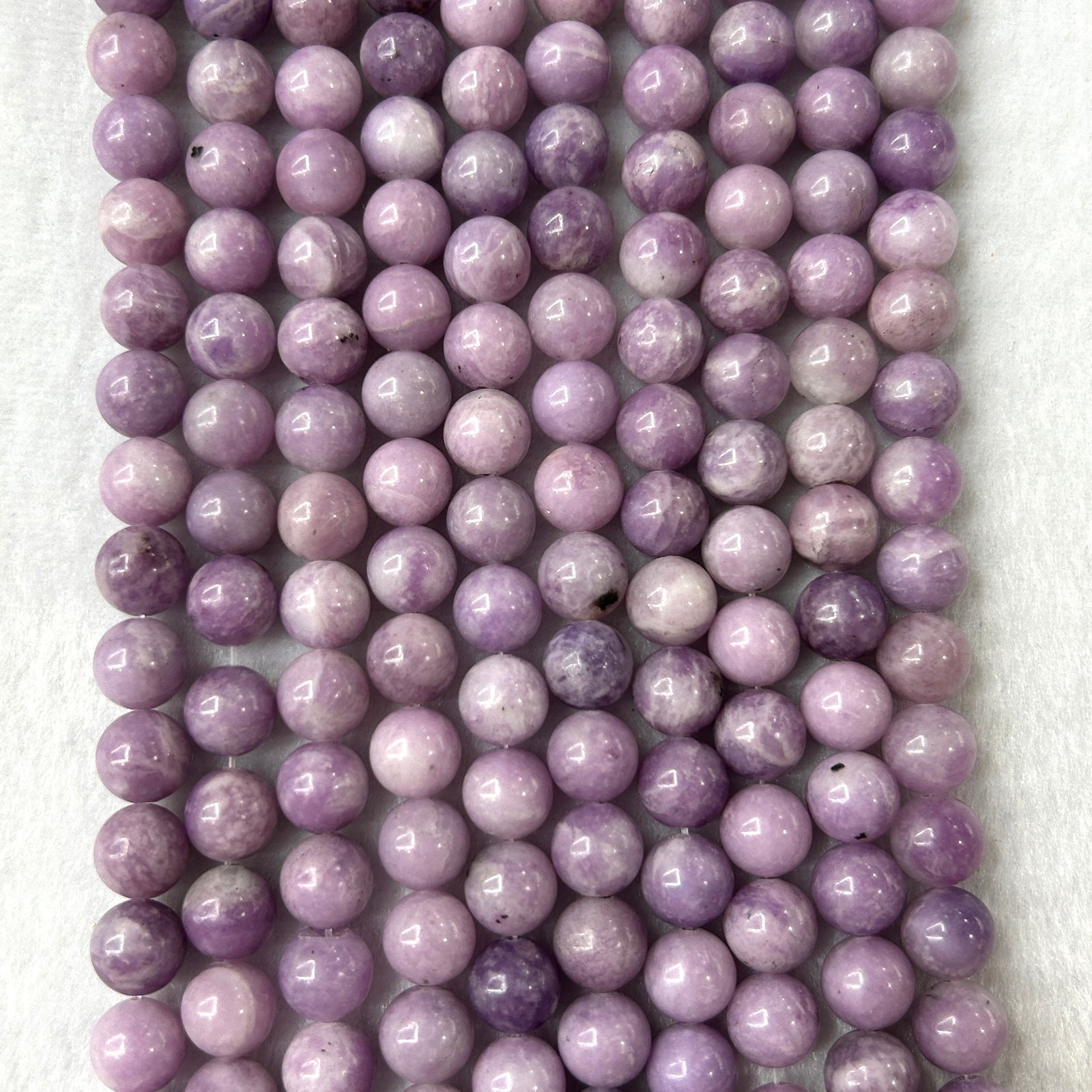 Light Lepidolite Beads 6mm 8mm 10mm 15''