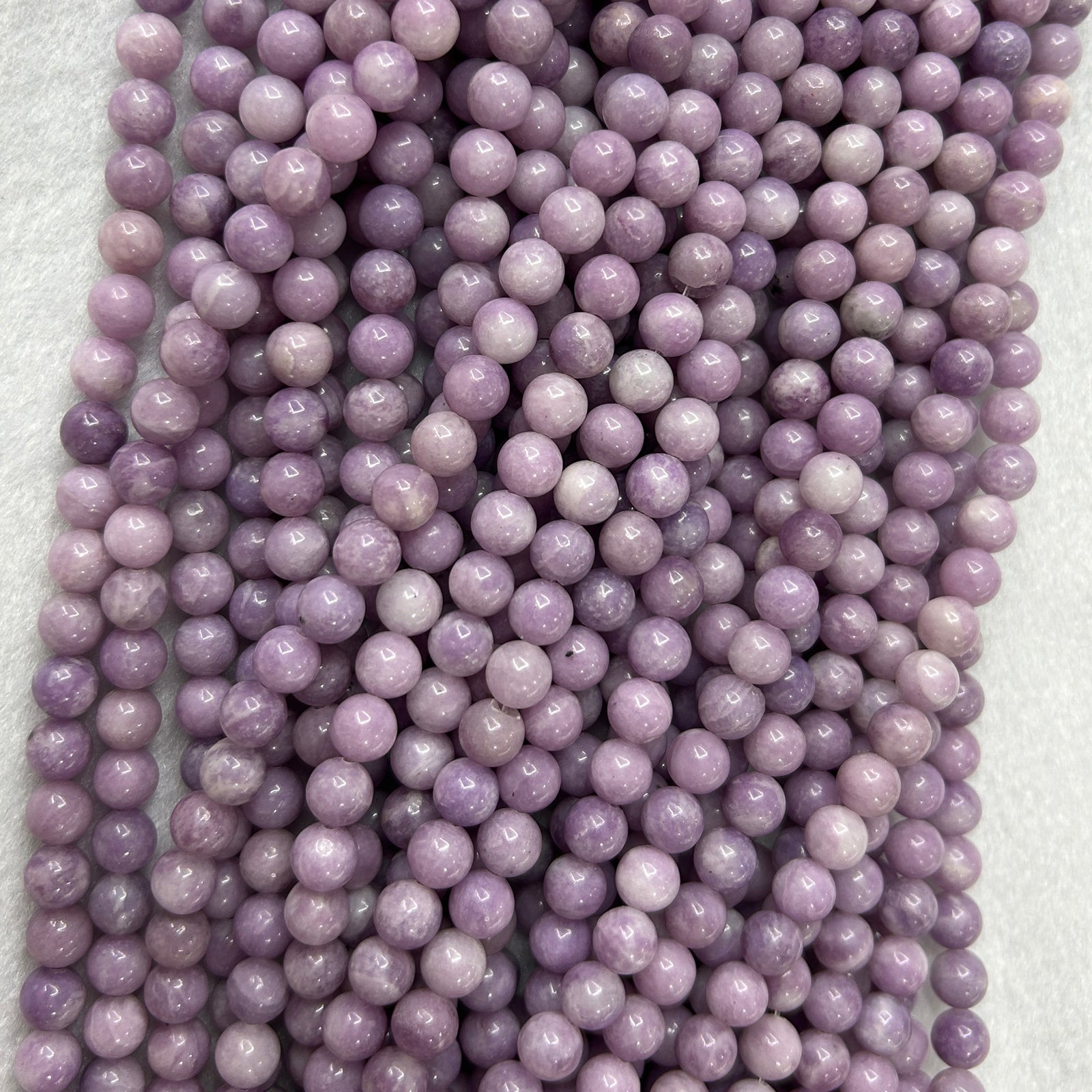 Light Lepidolite Beads 6mm 8mm 10mm 15''