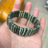 Green Zebra Jasper Bangles 7.5''