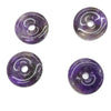 Amethyst Donut Beads 30mm 1pc