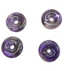 Amethyst Donut Beads 30mm 1pc