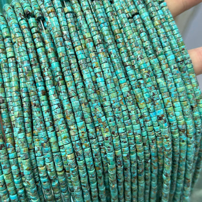 Genuine Turquoise Rondelle Beads 2mm 3mm 4mm