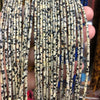 2x4mm Dalmatian Jasper Tube Beads 15''