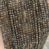 Bronzite Nice Faceted Beads 2mm 3mm 4mm15''