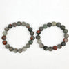 African Bloodstone Matte Bracelet 8''