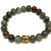 Stone Beads Bracelet 8mm 7''