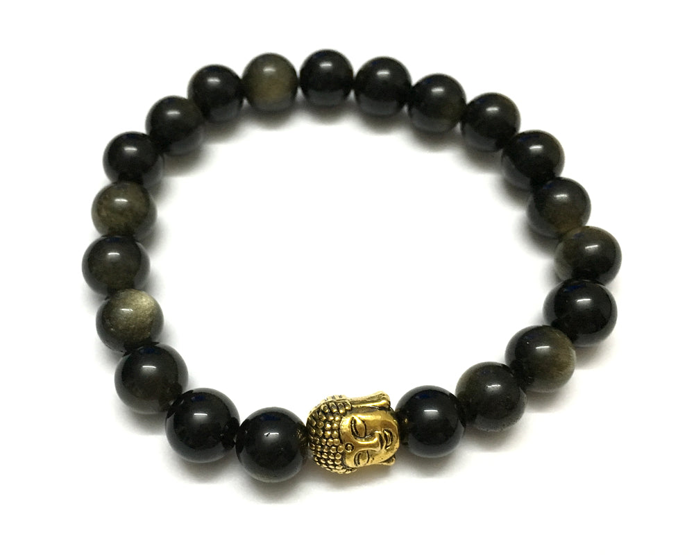 Stone Beads Bracelet 8mm 7''