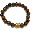 Stone Beads Bracelet 8mm 7''