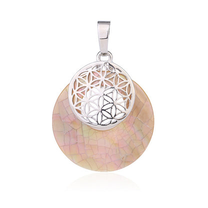Shell Pendant Halskæde, Charms Pendant Til Kvinder, Abalone Shell Halskæde Smykker 18''