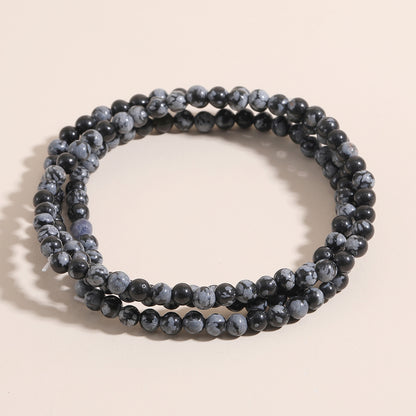 4mm Beads Bracelet 8''