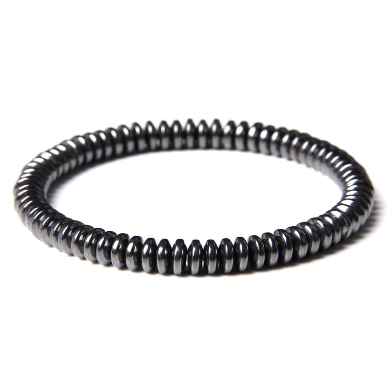 Bracelet en pierre d'hématite 6 mm 8''
