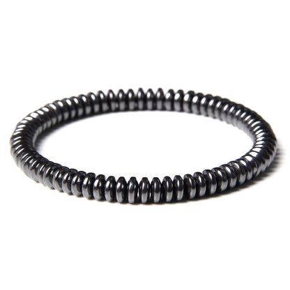 Bracelet en pierre d'hématite 6 mm 8''
